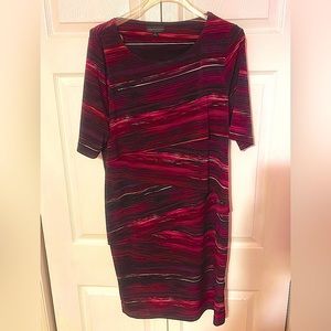 Purple and black dress